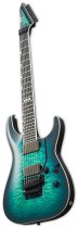 E-II HORIZON FR-7 BLACK TURQUOISE BURST