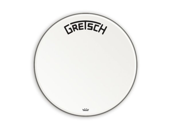 24" Broadkaster Logo Coated Bass Drum Head