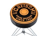 Drum Throne With Round Gretsch Badge Logo