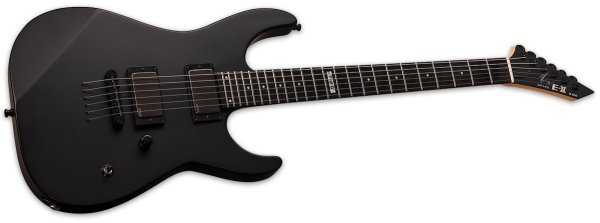 E-II Jeff Ling Electric Guitar, Black Satin