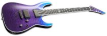 Solid Body 6-String Electric Guitar, Blue-Purple Gradation