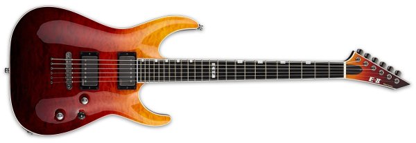 E-ii Horizon Nt-ii Electric Guitar, Tiger Eye Amber Fade