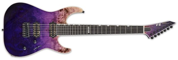 E-ii M-ii 7 Nt Electric Guitar, Purple Natural Fade