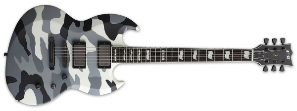 E-II VIPER 6-String Electric Guitar, Urban Camo