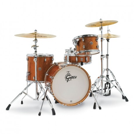 Catalina Club 4 Piece Shell Pack w/ 20" Bass Drum - Bronze Sparkle