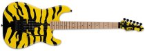 George Lynch Electric Guitar, Yellow W/ Tiger Graphic