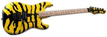 George Lynch Electric Guitar, Yellow W/ Tiger Graphic