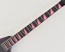 Alexi Laiho Sawtooth Japan Custom Shop Guitar, Black with Pink Pinstripe