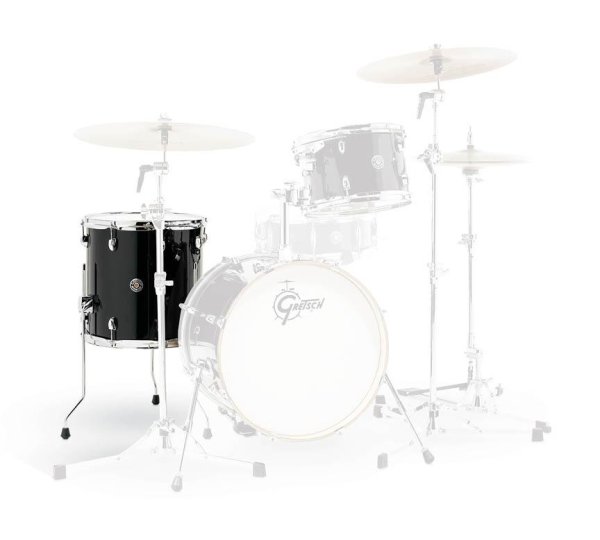 Catalina Club 16" x 16" Floor Tom, Piano Black