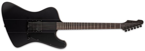 Phoenix Black Metal Electric Guitar, Black Satin