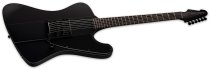 Phoenix Black Metal Electric Guitar, Black Satin