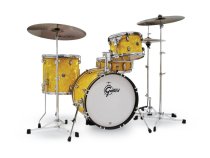 Catalina Club Jazz 4-Piece Shell Pack With 18″ Bass Drum, Yellow Satin Flame