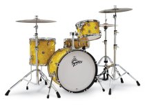 Catalina Club 4 Piece Shell Pack With 20″ Bass Drum, Yellow Satin Flame