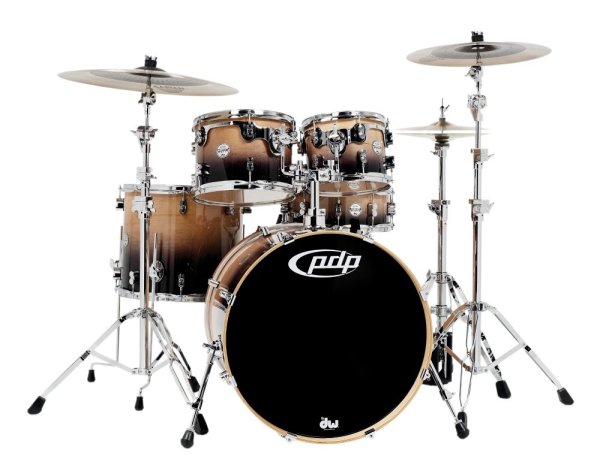 Concept Series Maple 5-Piece Shell Pack, Natural to Charcoal Fade