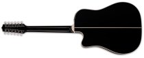 12-string Dreadnought Acoustic Electric Guitar, Black