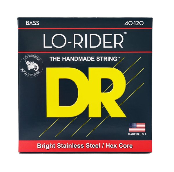 Lo-rider 5-String Bass Strings, Light (40-120)