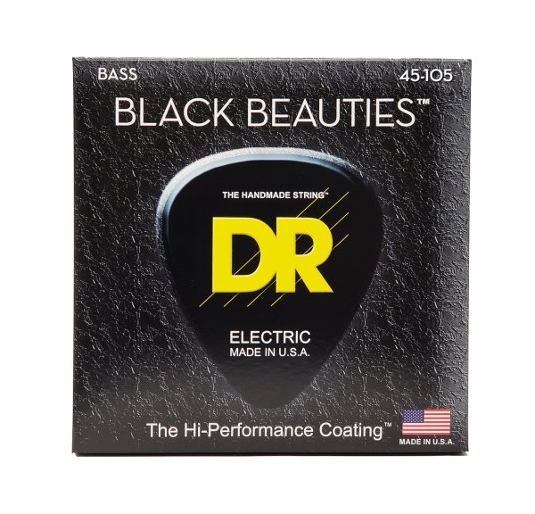 Black Beauties Coated Bass Strings, Medium (45-105)