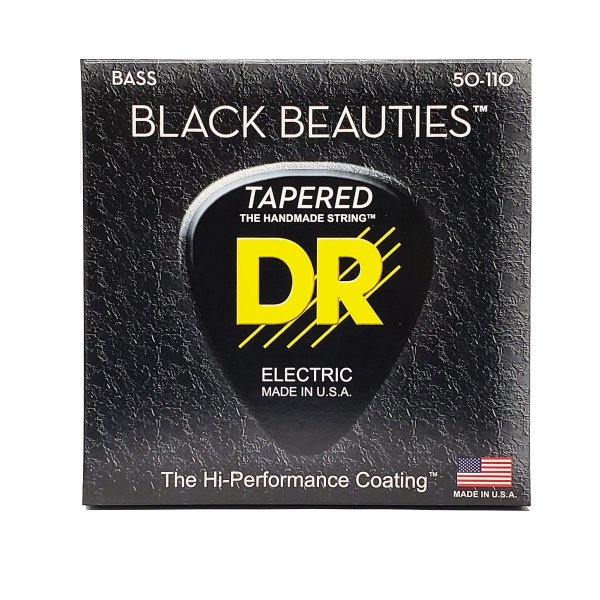 Black Beauties Coated Bass Strings, Taper Heavy (50-110)