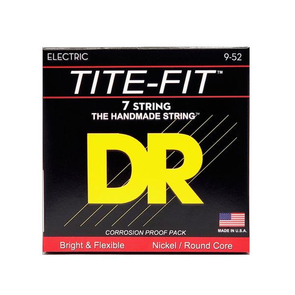 Tite-fit 7-String Electric Guitar Strings, Light (9-52)