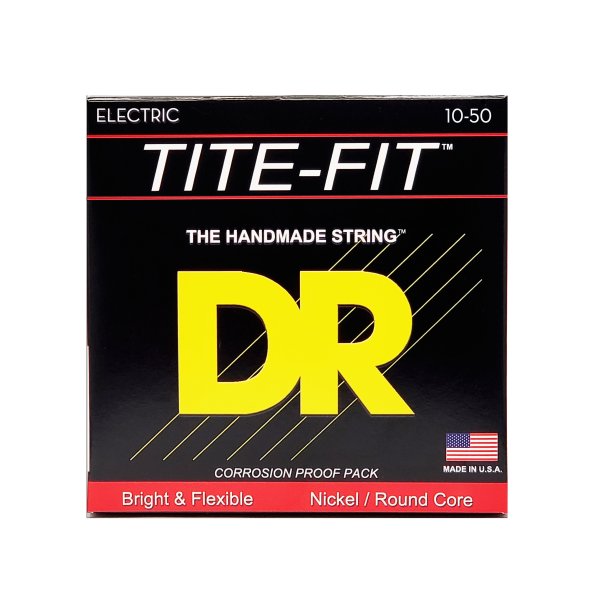 Tite-fit Electric Guitar Strings, Medium - Heavy (10-50)