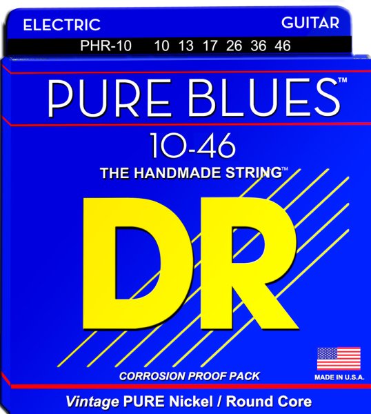 Pure Blues Electric Guitar Strings, Medium (10-46)