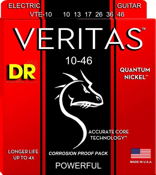 Veritas Electric Guitar String, Medium (10-46)