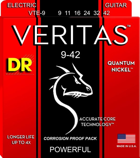 Veritas Electric Guitar String, Light (9-42)