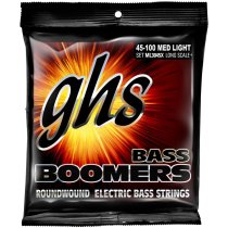 Medium Light Extra Long Scale Bass Boomers Roundwound Electric Bass Strings (4-String Se