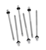 True-pitch Chrome Tension Rod M5-.8x4.37 In (6-pack)