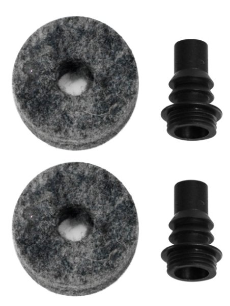 Barbed Cymbal Stem With Felt (2 Pack)