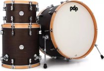 Concept Maple Classic 3-piece Shell Pack -26" Kick, Walnut With Natural Hoops