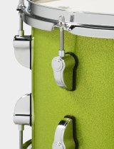 New Yorker 4-Piece Drum Shell Pack 16" Bass Drum, Electric Green Sparkle