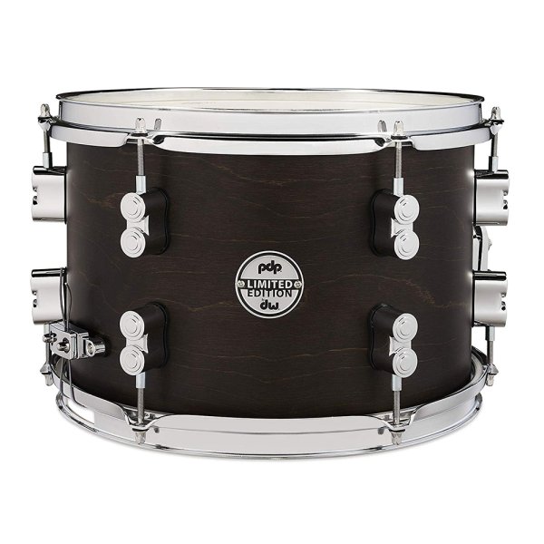 8" X 12" Limited Edition Series Dry Maple Snare Drum, Dark Walnut