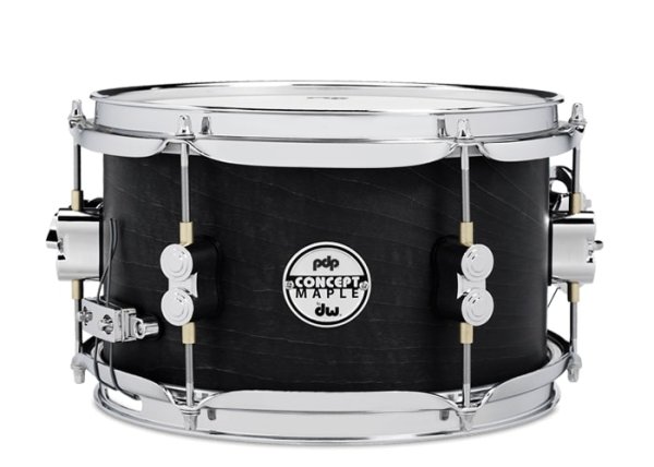 6" x 10" Concept Black Wax Maple Snare Drum