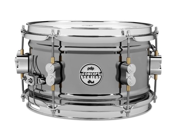 Concept Metal Series 6" x 10" Snare Drum, Black Nickel Over Steel