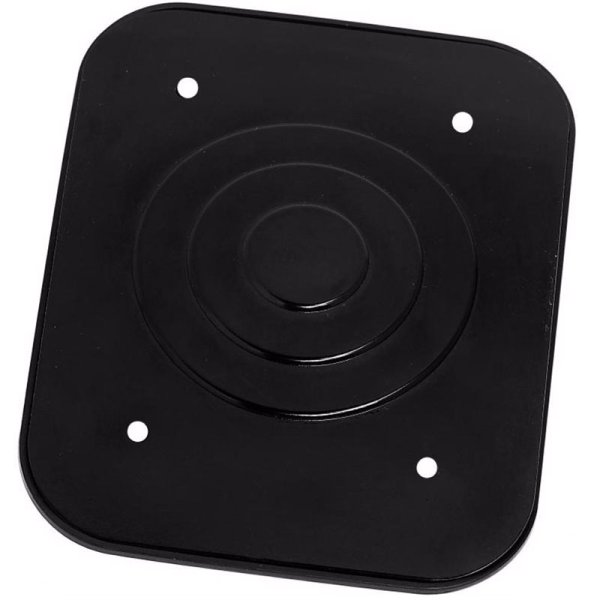 Bass Drum Mount Hole Cover Plate, Black