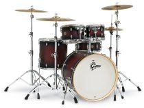 Catalina Maple 5 Piece Shell Pack w/ 22" Bass Drum, Satin Deep Cherry Burst