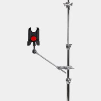 Tablet Mount With Long Boom Arm And Grabber Clamp