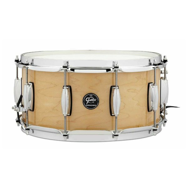 Renown Series 6.5" x 14" Snare Drum, Gloss Natural