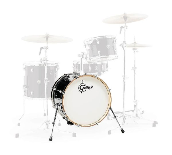 Catalina Club 14" x 20" Bass Drum, Piano Black