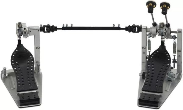 Machined Chain Drive Double Bass Drum Pedal, Black