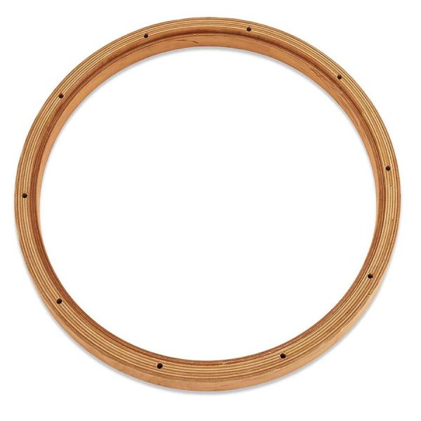 14" 10-Lug Resonant Side Wood Hoop With Cut-Outs