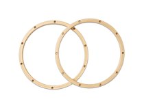 14" Maple Wood Hoops for Snare Drum, Pair