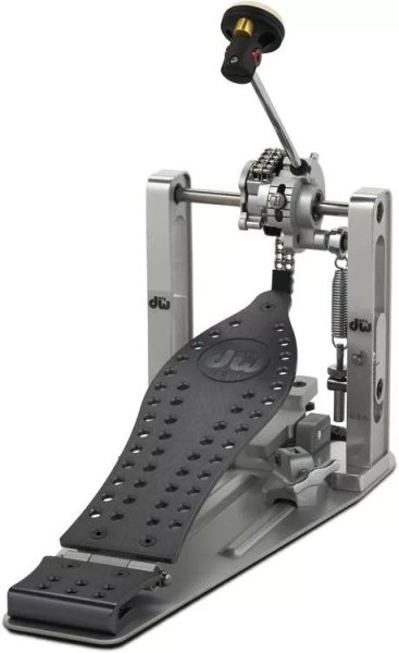 Machined Chain Drive Single Bass Drum Pedal, Gray