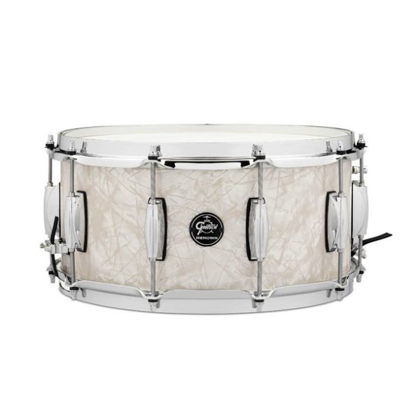 Renown Series 6.5" x 14" Snare Drum, Vintage Pearl