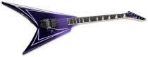 LTD Alexi Hexed Electric Guitar, Purple Fade With Pinstripes