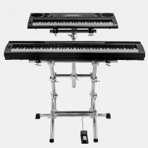 Double Keytree Dual Tier Keyboard Stand, 88 Key