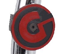 Red G-Clip on Gibraltar Logo For 1.5" Rack Bars