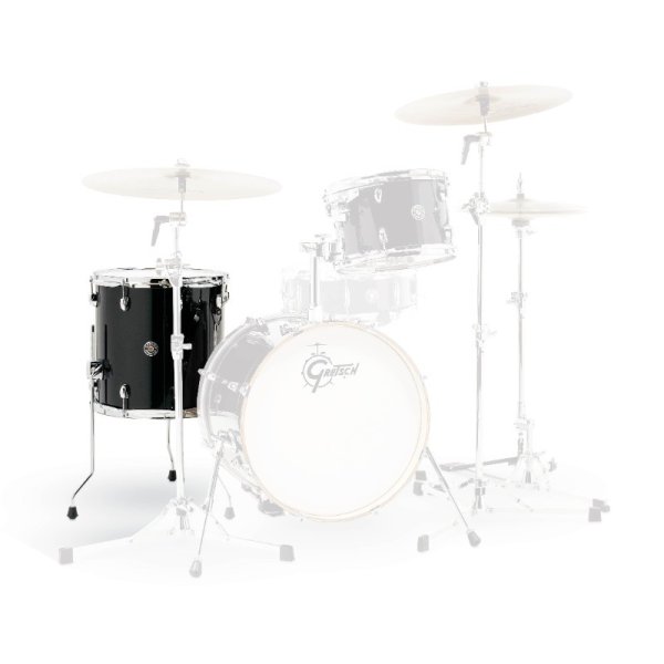 Catalina Club 14" x 14" Floor Tom, Piano Black