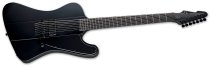 Phoenix-7 Baritone Black Metal 7-String Electric Guitar, Black Satin